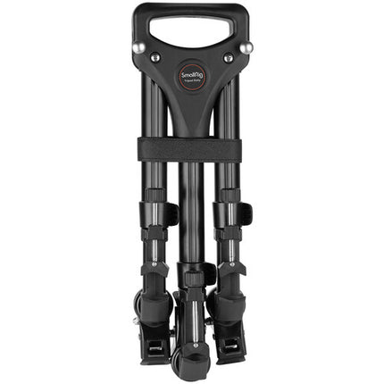 SmallRig AP-02 Trípode Ligero de Aluminio con Dolly y Cabezal Arca 17.6 lb