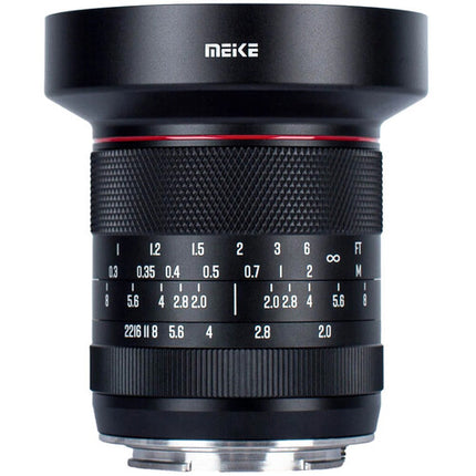 Meike 10mm f/2 Lente Gran Angular Manual para Sony E APS-C 107° ángulo de visión