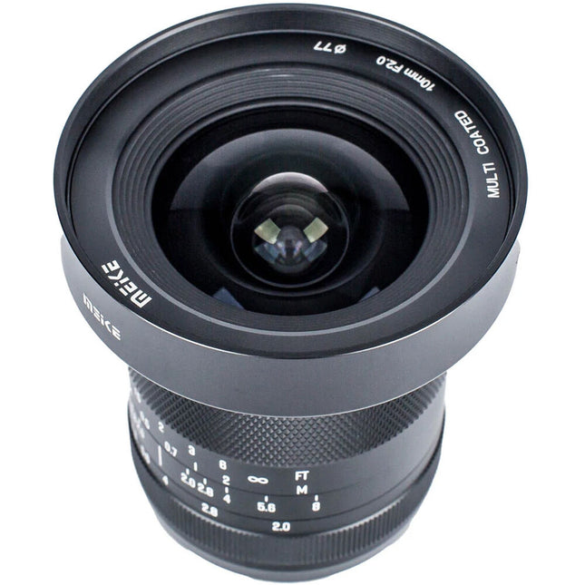 Meike 10mm f/2 Objetivo Manual APS-C Gran Angular para Fujifilm X
