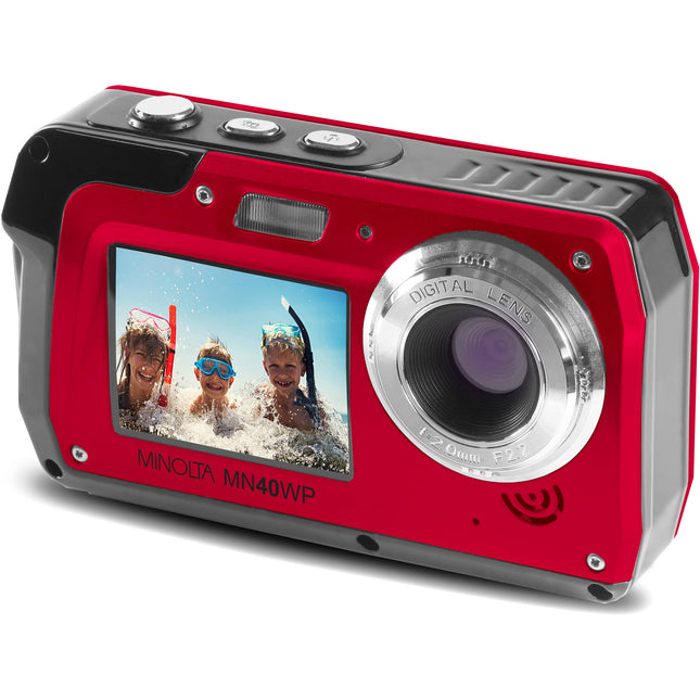 Minolta MN40WP Cámara Digital Sumergible 48MP Vídeo 2.7K 16GB
