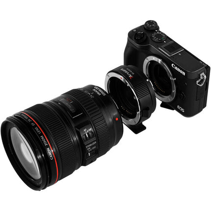 7Artisans Adaptador Autofocus para Objetivos Canon EF EF-S a Montura EF-M con Montura para Trípode