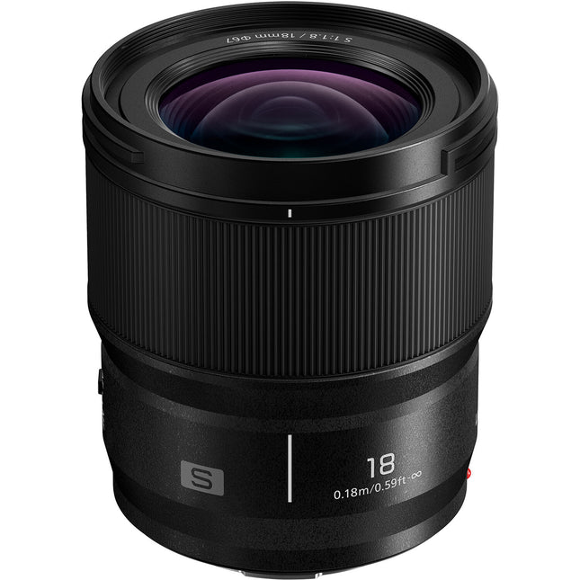 Panasonic LUMIX S 18mm f1.8 Objetivo Gran Angular Full Frame con Parasol