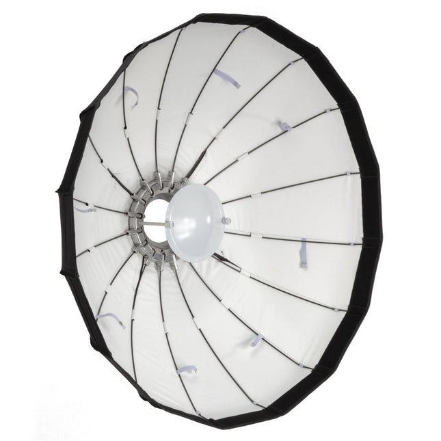 Angler Beauty Dish Plegable 33" para Bowens Blanco con Difusores y Estuche