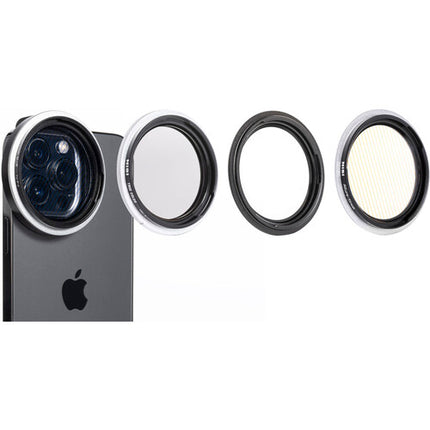 NiSi IP-A Cinema Kit para iPhone con Filtros ND-VARIO y Black Mist