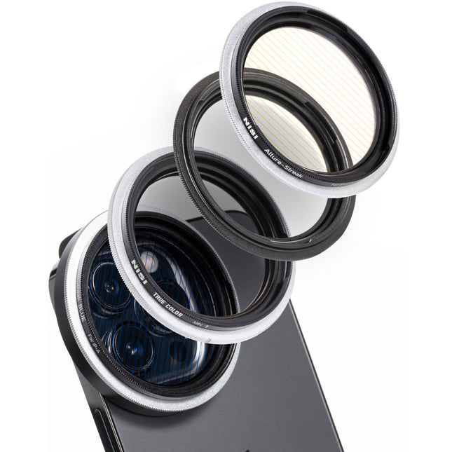 NiSi IP-A Cinema Kit para iPhone con Filtros ND-VARIO y Black Mist