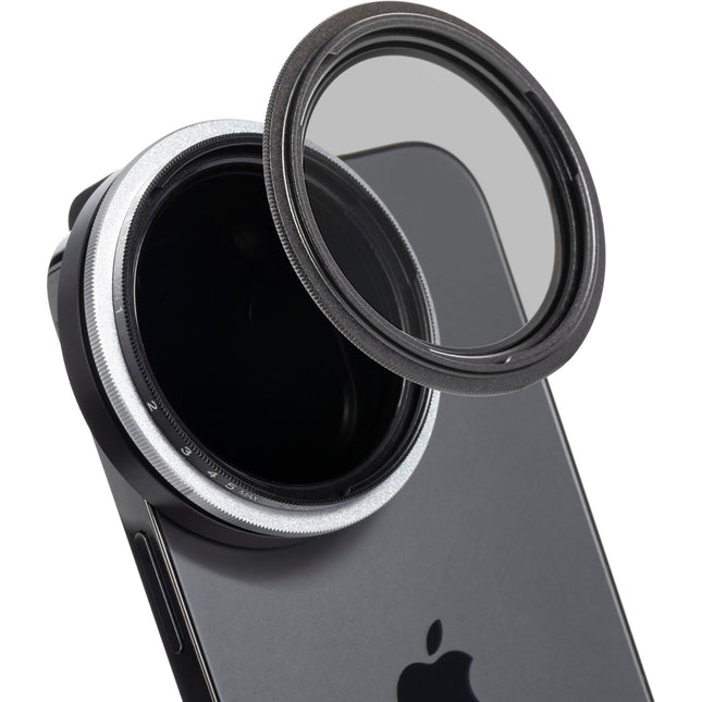 NiSi IP-A Kit Filmmaker para iPhone con Filtros Black Mist 1/4 y ND-VARIO Pro