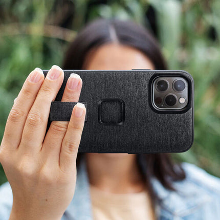 Peak Design Mobile Everyday Loop Funda para iPhone 14 Pro Gris Carbón con Bucle y Protección