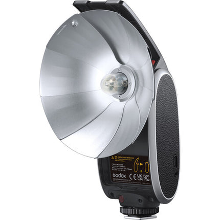 Godox Lux Senior Retro Flash para Cámara Verde Oscuro Número Guía 46 ISO 100 y Batería Recargable