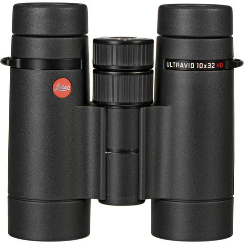 Leica 10x32 Ultravid HD-Plus Prismáticos con Campo de Visión 67° Resistencia Agua y Niebla