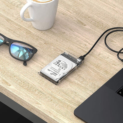 Sabrent 2.5" Caja para Disco SATA USB 3.2 Soporte 7 y 9.5mm