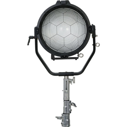 Nanlux Lente Fresnel de Vidrio con Yugo Offset y Aletas Integradas
