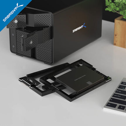Sabrent Kit Adaptador para Bahía SATA 2.5 a 3.5 con aluminio sólido y flujo de aire