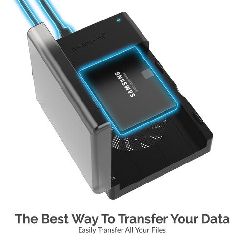 Sabrent Estación Docking Externa para Discos 20TB 5Gbps LED