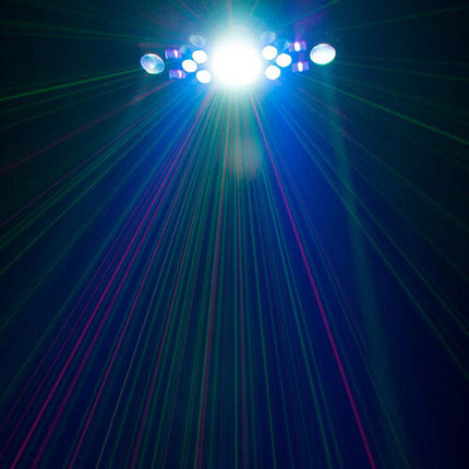 Eliminator Lighting Furious Five RG Luz Escénica 5 Efectos 81 LEDs DMX