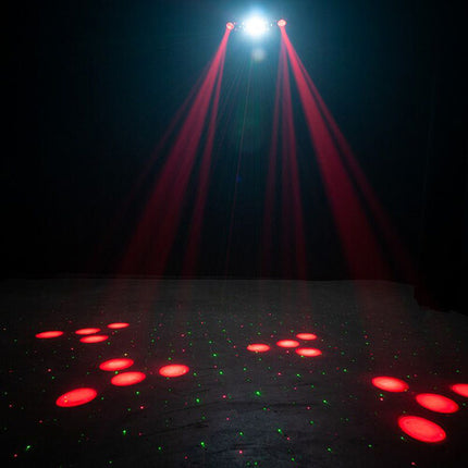 Eliminator Lighting Furious Five RG Luz Escénica 5 Efectos 81 LEDs DMX