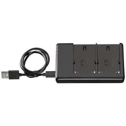 Westcott NP-F970 Pack Dual Baterías con Cargador 7.4V 6600mAh USB