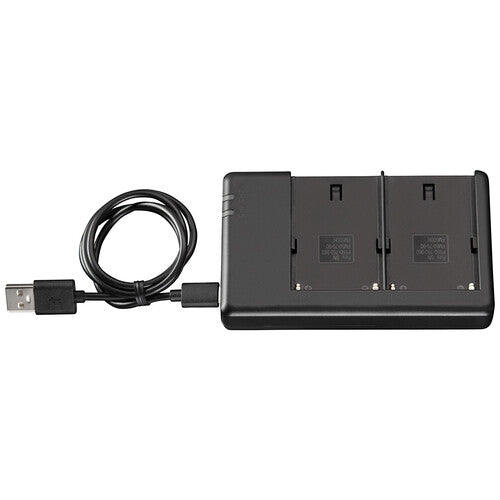 Westcott NP-F970 Pack Dual Baterías con Cargador 7.4V 6600mAh USB