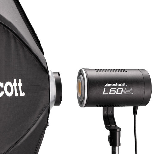 Westcott L60-B Kit de Luz LED Bi-Color con Octa-S Softbox 26" y Mochila