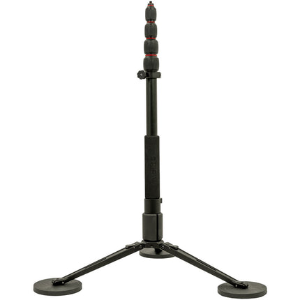 BUSHMAN Panoramic Monopod Pro bundle con 3 ángulos aluminio negro y base magnética