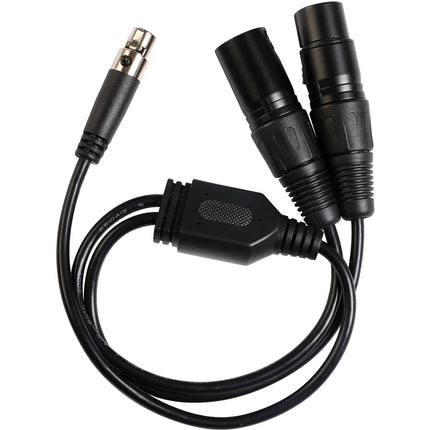 GVM DMX Cable Y Adaptador XLR 3-Pin DMX 20 Pulgadas 5-Pin Aviation