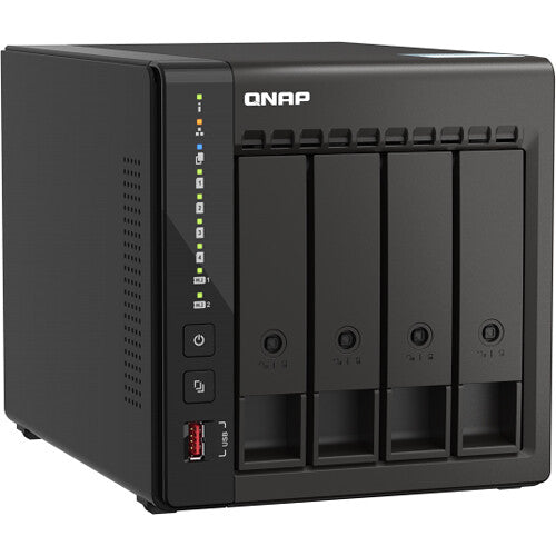 QNAP TS-453E Caja NAS 4 Bahías SATA III 2.5G Ethernet Dual HDMI