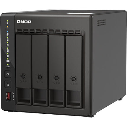 QNAP TS-453E Caja NAS 4 Bahías SATA III 2.5G Ethernet Dual HDMI