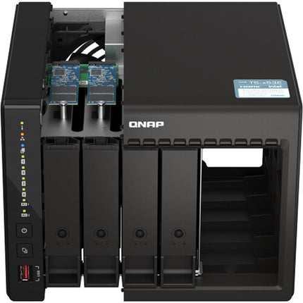 QNAP TS-453E Caja NAS 4 Bahías SATA III 2.5G Ethernet Dual HDMI
