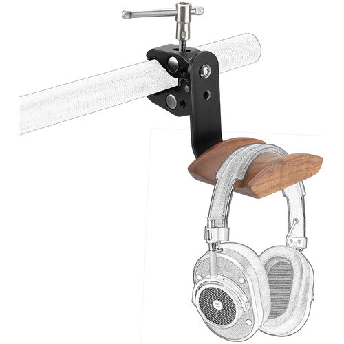 CAMVATE Soporte Universal para Auriculares con Abrazadera Super Crab 10-30mm 4.4lb