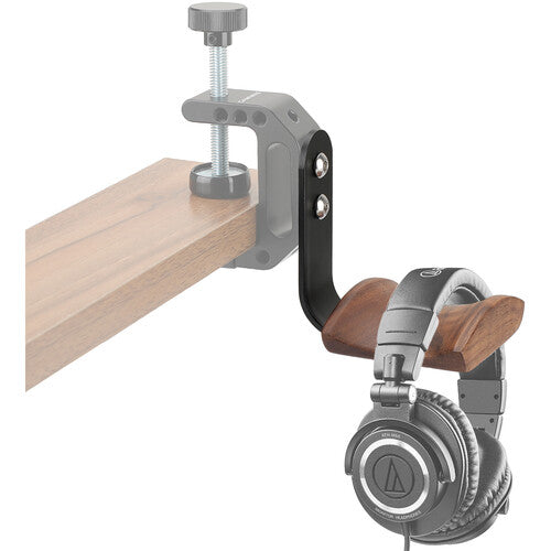 CAMVATE Soporte Universal para Auriculares de Madera y Aleación de Aluminio con Montaje 1/4"-20