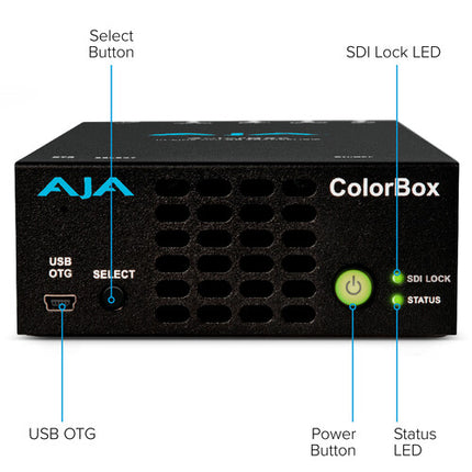 AJA ColorBox HDR/SDR Convertidor de Color con Entrada 12G-SDI Salida HDMI 4K