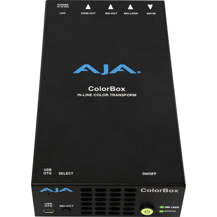 AJA ColorBox HDR/SDR Convertidor de Color con Entrada 12G-SDI Salida HDMI 4K