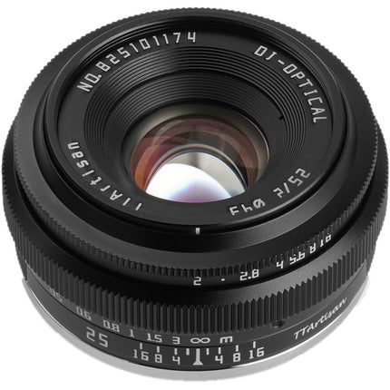 TTArtisan 25mm f2 Objetivo Sony E Montura Manual APS-C 9.8 pulgadas