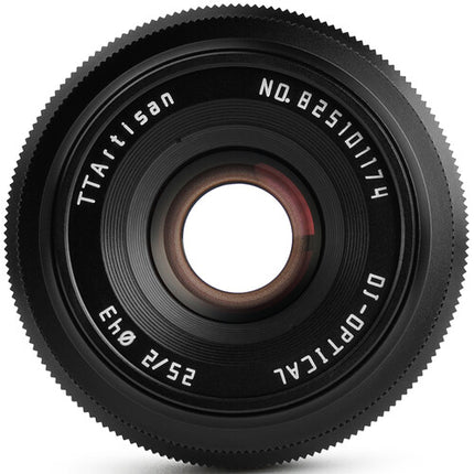TTArtisan 25mm f2 Objetivo para Micro Cuatro Tercios Apertura f2 a f16 Distancia mínima 25cm