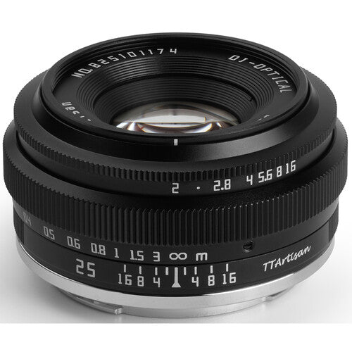TTArtisan 25mm f/2 Objetivo para Nikon Z Montura Z APS-C 37.5mm Manual