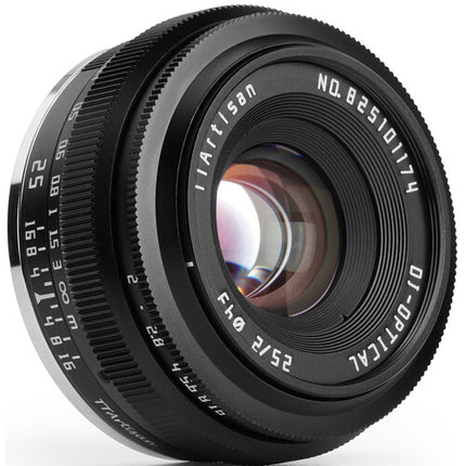 TTArtisan 25mm f/2 Objetivo para Nikon Z Montura Z APS-C 37.5mm Manual