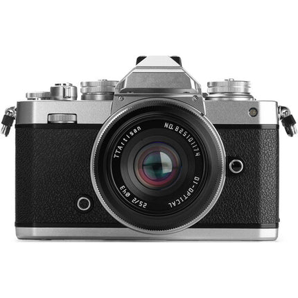 TTArtisan 25mm f/2 Objetivo para Nikon Z Montura Z APS-C 37.5mm Manual