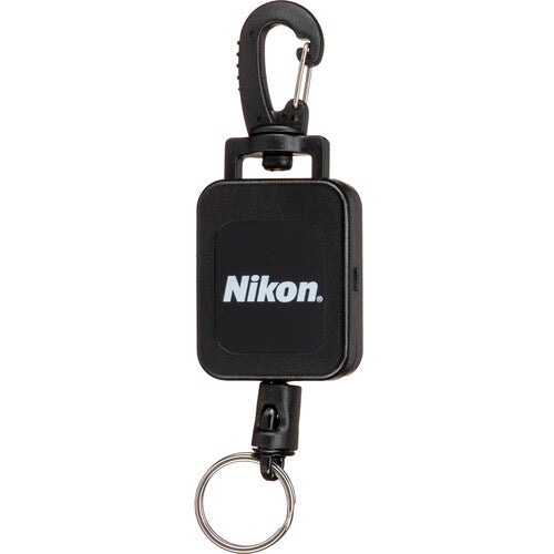 Nikon Retractable Rangefinder Tether en Negro Cable Acero 25 Pulgadas