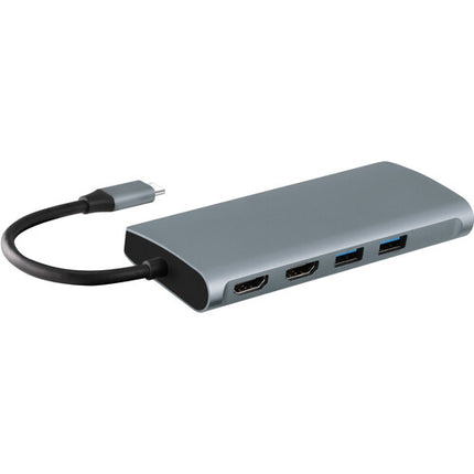 Adesso 9-in-1 USB-C 3.2 Gen 1 Estación de Acoplamiento 8K USB-A Ethernet 100W
