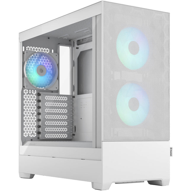 Fractal Design Pop Air RGB Caja Mid-Tower Blanca Vidrio Templado Soporta ATX Mini ITX GPUs 15.9"