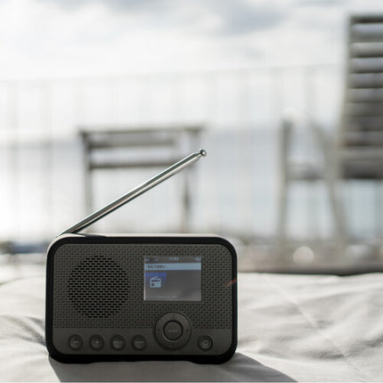 Sangean WFR-39 Radio portátil FM Internet con pantalla digital y batería integrada