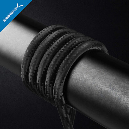 Cable Sabrent USB 3.0 Tipo C a Tipo A 1.8 m 3 Pack Negro