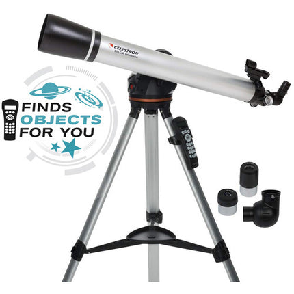 Celestron 80LCM telescopio refractor 80mm f11.25 montura altazimutal motorizada
