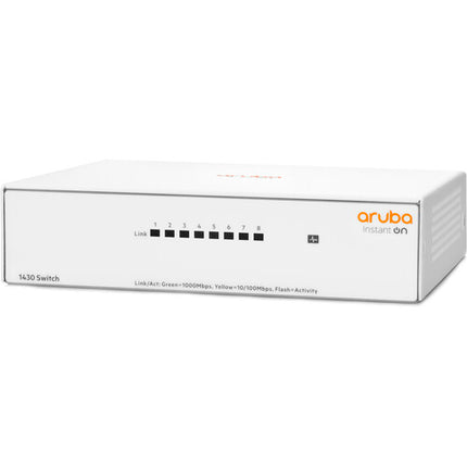 HPE Networking Instant On 1430 Switch de Red 8 Puertos Gigabit 16 Gbps