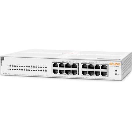 HPE Networking Instant On 1430 Switch Ethernet 16 Puertos 124W PoE 32Gbps Capacidad Rack montagem