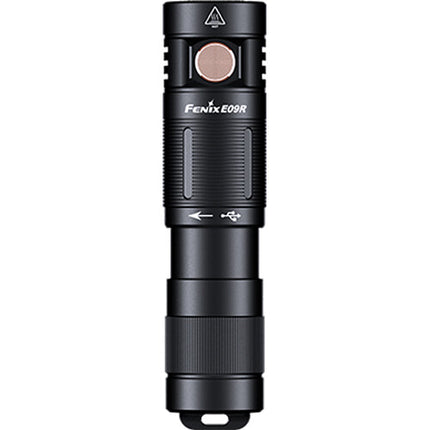 Fenix E09R Linterna Mini Recargable 600 Lúmenes USB Tipo C Negro