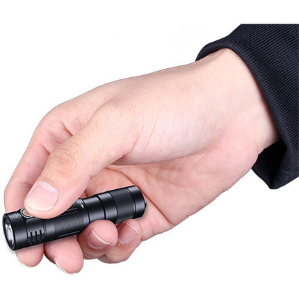 Fenix E09R Linterna Mini Recargable 600 Lúmenes USB Tipo C Negro