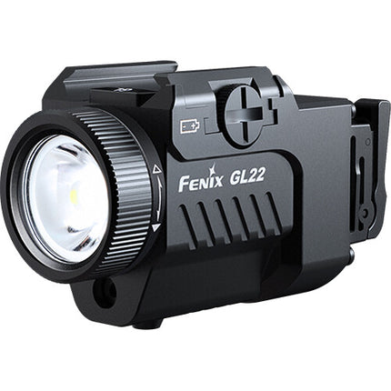 Fenix GL22 Linterna recargable para armas con láser rojo 750 lúmenes