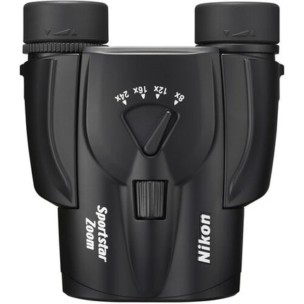 Nikon 8-24x25 Sportstar Prismáticos Compactos Zoom con Estuche Negro
