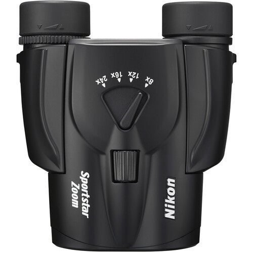 Nikon 8-24x25 Sportstar Prismáticos Compactos Zoom con Estuche Negro