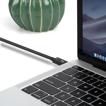 Cable Thunderbolt 3 Plugable 40 Gb/s 2.6 Pies Soporte 5K Dual 4K